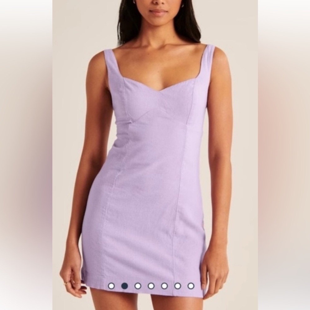 Abercrombie & Fitch Light Purple Mini Dress